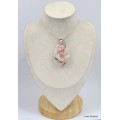 Pendentif en Améthyste Rose de France brute Pendentifs pierres naturelles KC49.1