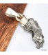 Pendentif argent Campo del Cielo - 1 Pendentifs pierres naturelles KC50.1