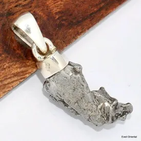 Pendentif argent Campo del Cielo - 1 - Pendentifs pierres naturelles