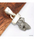 Pendentif argent Campo del Cielo - 4 Pendentifs pierres naturelles KC50.4