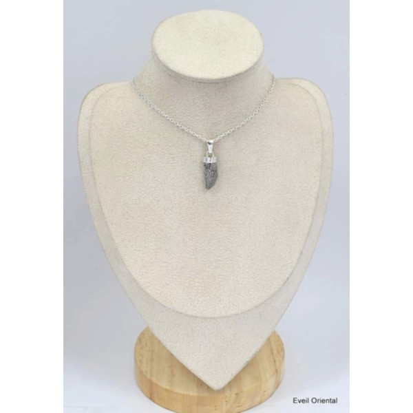 Pendentif meteorite Campo del Cielo - 7 Pendentifs pierres naturelles KC50.7