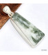 Pendentif trapèze Tourmaline verte sur quartz Pendentifs pierres naturelles KC51.2