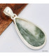 Pendentif goutte en Tourmaline sur quartz blanc Pendentifs pierres naturelles KC51.4