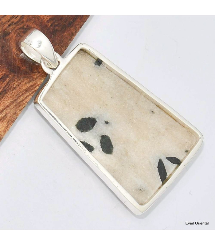 Pendentif Tourmaline verte trapèze Pendentifs pierres naturelles KC51.5