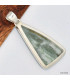 Pendentif Tourmaline verte triangulaire Pendentifs pierres naturelles KC51.6