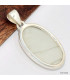 Grand Pierre de Lune blanche du Sri Lanka Pendentifs pierres naturelles KC52