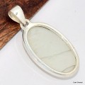 Grand Pierre de Lune blanche du Sri Lanka Pendentifs pierres naturelles KC52