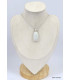 Grand Pierre de Lune blanche du Sri Lanka Pendentifs pierres naturelles KC52