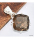 Pendentif losange Quartz fumé facetté Pendentifs pierres naturelles KC53.1