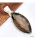 Pendentif marquise Quartz fumé facetté Pendentifs pierres naturelles KC53.2