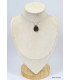 Pendentif goutte en Quartz fumé facetté Pendentifs pierres naturelles KC53.4