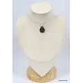 Pendentif goutte en Quartz fumé facetté - Pendentifs pierres naturelles
