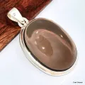Gros pendentif Quartz fumé cabochon - Pendentifs pierres naturelles
