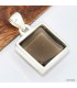 Pendentif carré en Quartz fumé cabochon Pendentifs pierres naturelles KC53.7