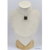 Pendentif carré en Quartz fumé cabochon Pendentifs pierres naturelles KC53.7