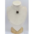 Pendentif carré en Quartz fumé cabochon Pendentifs pierres naturelles KC53.7