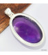 Gros pendentif en Améthyste cabochon Pendentifs pierres naturelles KC54
