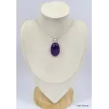 Gros pendentif en Améthyste cabochon - Pendentifs pierres naturelles