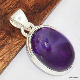 Petit pendentif améthyste naturelle Pendentifs pierres naturelles KC54.3