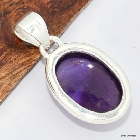 Petit pendentif améthyste naturelle Pendentifs pierres naturelles KC54.3