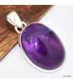 Pendentif en améthyste naturelle - Pendentifs pierres naturelles
