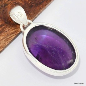 Pendentif en améthyste naturelle Pendentifs pierres naturelles KC54.4