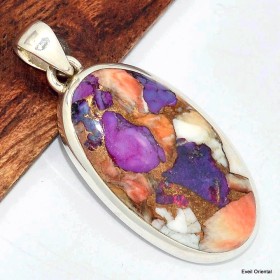 Pendentif Turquoise Spiny Oyster Bijoux en Turquoise KC55.2
