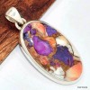 Pendentif Turquoise Spiny Oyster  Bijoux en Turquoise KC55.2