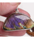 Gros pendentif Labradorite violette forme libre Pendentifs pierres naturelles KC57