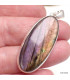 Pendentif oval allongé en Labradorite violette Pendentifs pierres naturelles KC57.1