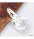 Pendentif moderne Cristal de roche facetté Pendentifs pierres naturelles KC59