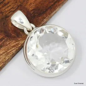 Pendentif authentique Cristal de roche - Pendentifs pierres naturelles
