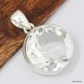 Pendentif authentique Cristal de roche - Pendentifs pierres naturelles