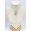 Pendentif rond en Psilomélane Pendentifs pierres naturelles KC61