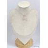 Petit pendentif Quartz rose facetté Pendentifs pierres naturelles KC76