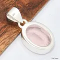 Pendentif Quartz rose facetté serti clos - Pendentifs pierres naturelles