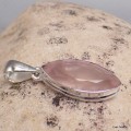 Pendentif Quartz rose facetté marquise Pendentifs pierres naturelles KC76.3
