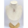 Pendentif Quartz rose facetté marquise Pendentifs pierres naturelles KC76.3