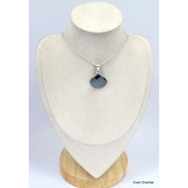 Pendentif Hématite forme goutte Pendentifs pierres naturelles KC62