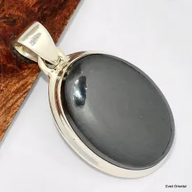 Pendentif Hématite forme ovale - Pendentifs pierres naturelles