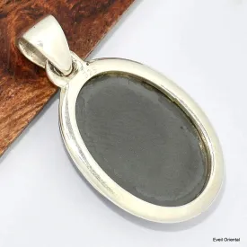 Pendentif Hématite forme ovale - Pendentifs pierres naturelles
