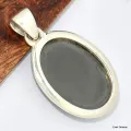 Pendentif Hématite forme ovale - Pendentifs pierres naturelles