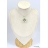 Pendentif pierre Améthyste verte facettée Pendentifs pierres naturelles KC65.1