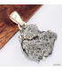Pendentif meteorite Campo del Cielo serti griffes Pendentifs pierres naturelles KC65