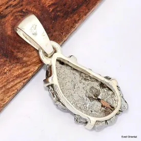 Pendentif Campo del Cielo serti griffes - Pendentifs pierres naturelles