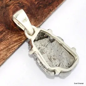 Pendentif argent meteorite Campo del cielo -5 - Pendentifs pierres naturelles