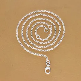 Chaîne câble en argent 45 cm 1,3 mm - Chaînes en argent