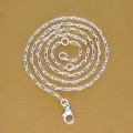 Chaîne argent Câble 45 cm maille allongée Chaînes en argent ELLCC16