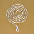 Chaîne argent Câble 45 cm maille allongée - Chaînes en argent