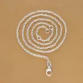 Chaîne argent Câble 45 cm 1 mm - Chaînes en argent